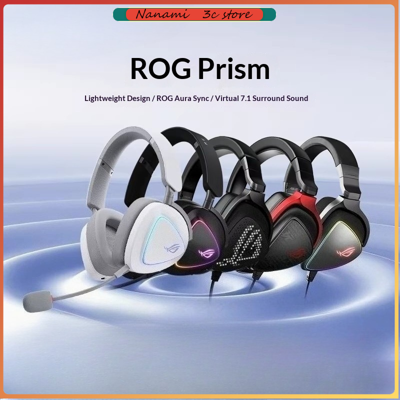 Gaming Headset Rgb - ROG Prism Lightweight Over-Ear Gaming Earphones