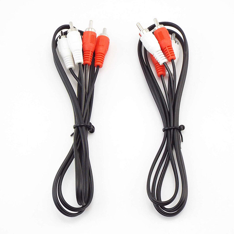 1m-5m Dual 2RCA 2 RCA Male to  - Audio Splitter Y 评论和价格